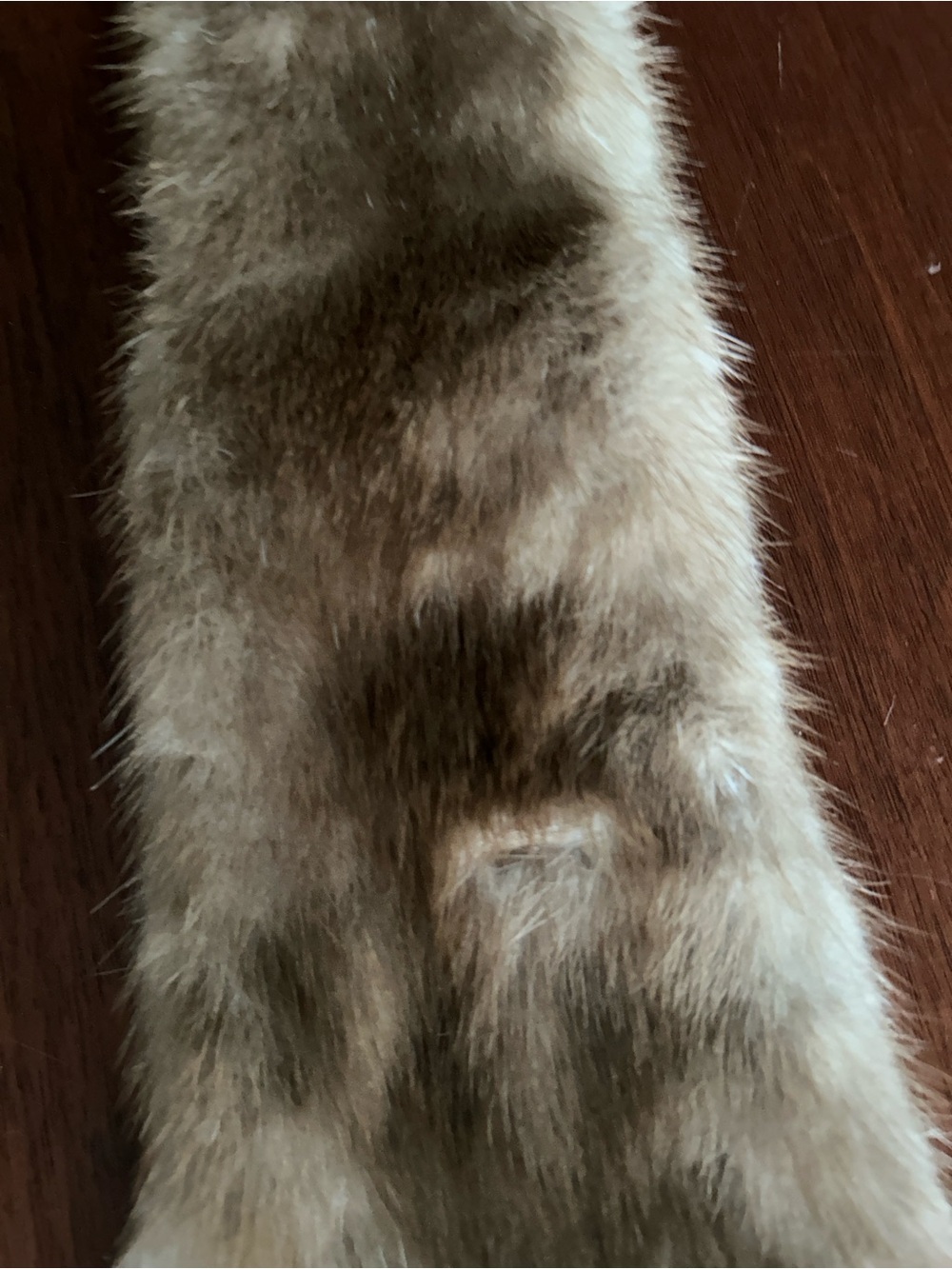 Luxurious Brown Fur Scarf Wrap natural make guaranteed from US